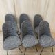 Set of 6 Italian chairs - 1960s -