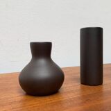 Minimalist German ceramic vases from the mid-century, Wormser Terra-Sigillata, 1960s, set of 3.