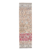 Tapis persan à motifs rouges 2x7, 64x227 cm
