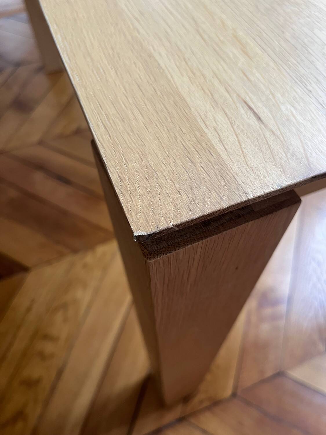 Table de salle à manger ethnicraft en chêne massif