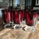 Set of 12 Luminarc wine glasses model Sweden red