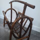 Bamboo magazine rack