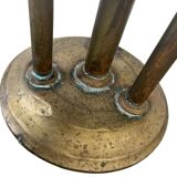 table d'appoint en laiton vintage / table de plantes