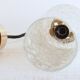 Carl fagerlund style cylindrical textured glass pendant light