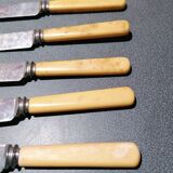Couteaux fromage anciens Sheffield dAnglais
