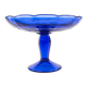 Bol à fruits Art Déco, verre pressé, Ząbkowice, Pologne, années 1950