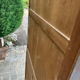 Small antique dresser in gray wood color