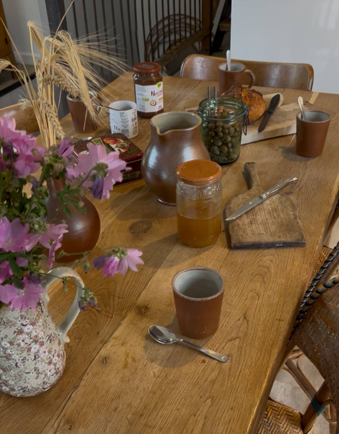 Lot de 4 tasses artisanale en céramique