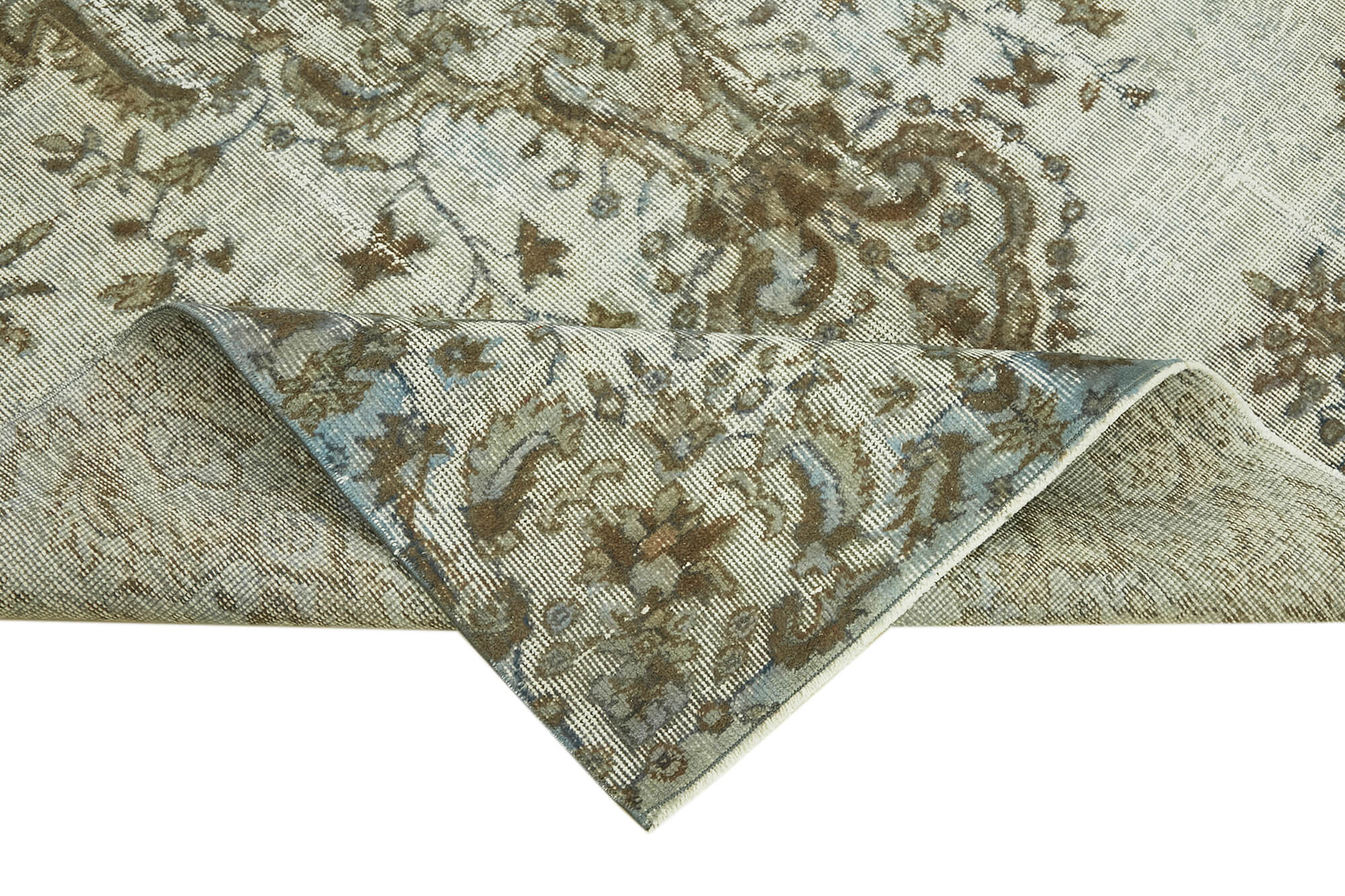 Handmade Distressed Oriental 1980s