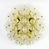Mid-century floral ceiling light in Murano glass by Ernst Palme, Germany, 1970s