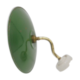 Enamelled metal wall