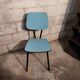 Blue formica chair 1960