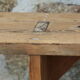 Old wooden bench patina
