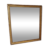 Miroir doré à la feuille d'or - 40x36cm