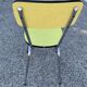 Lot de 5 chaises formica jaune 1960