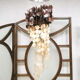 Vintage capiz shell chandelier ‘two tone’