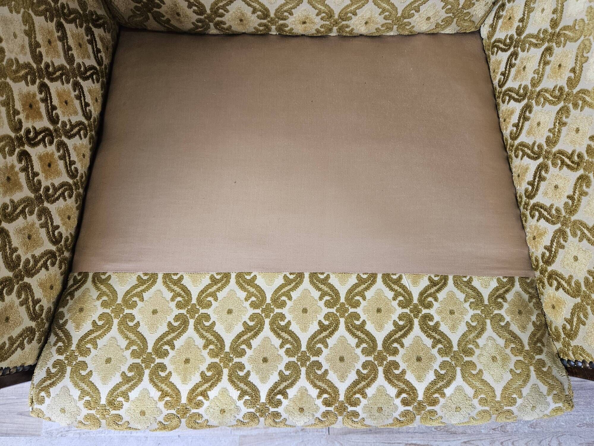 Paire de fauteuils Art Déco des années 1930 recouverts de tissu