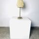 Model 332 Table Lamp In Brass And Natural Fibre By Eae, Sweden 1950S