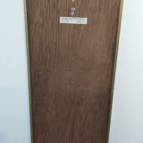 Mirror beveled golden wood 36x135cm