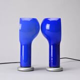Paire de lampes Flash, hommage à Joe Colombo, Oluce vers 1990