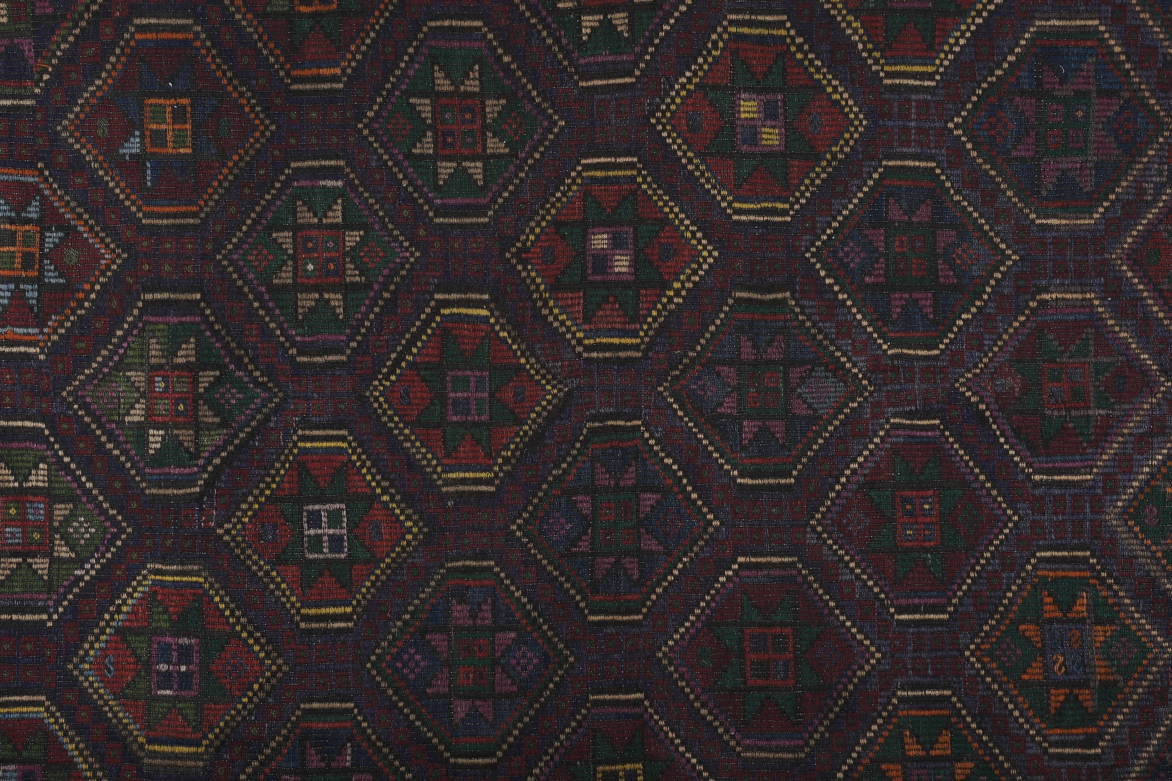 Vintage Turkish Oushak Rug Handwoven 228x292 cm