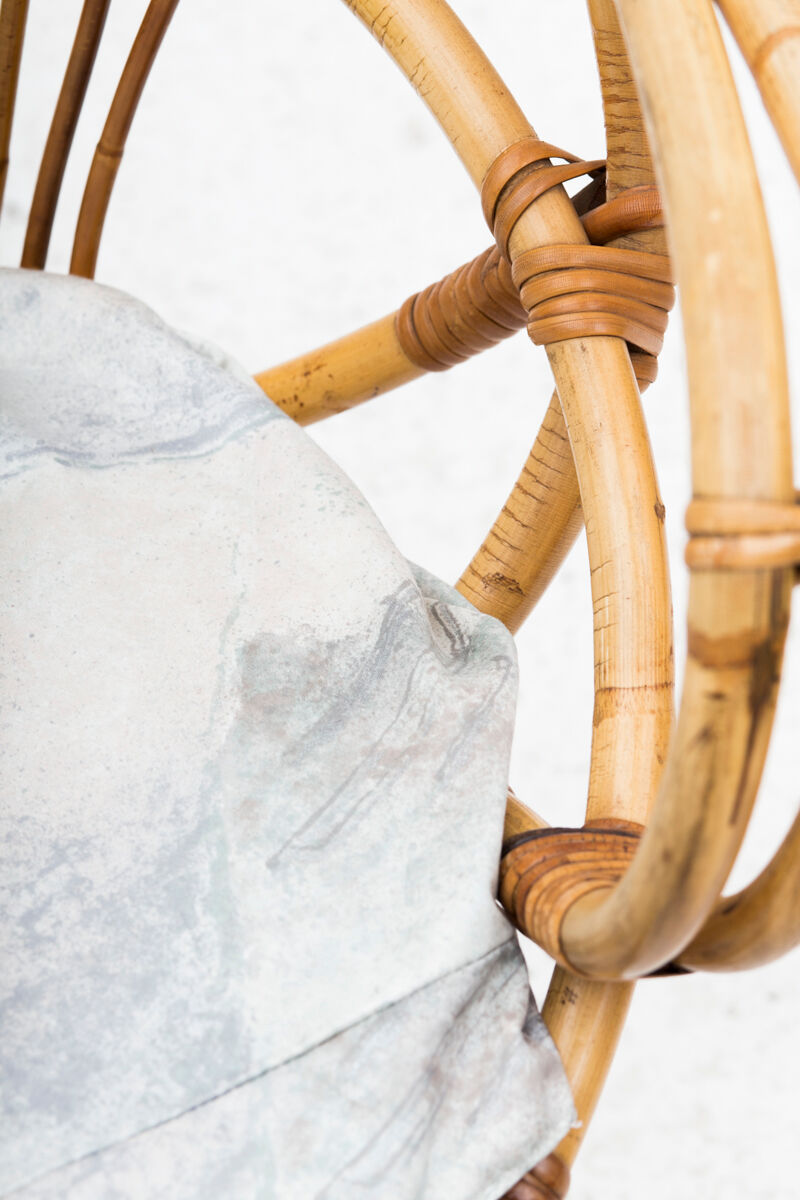 Rattan side chair, Dutch design, 1950’s