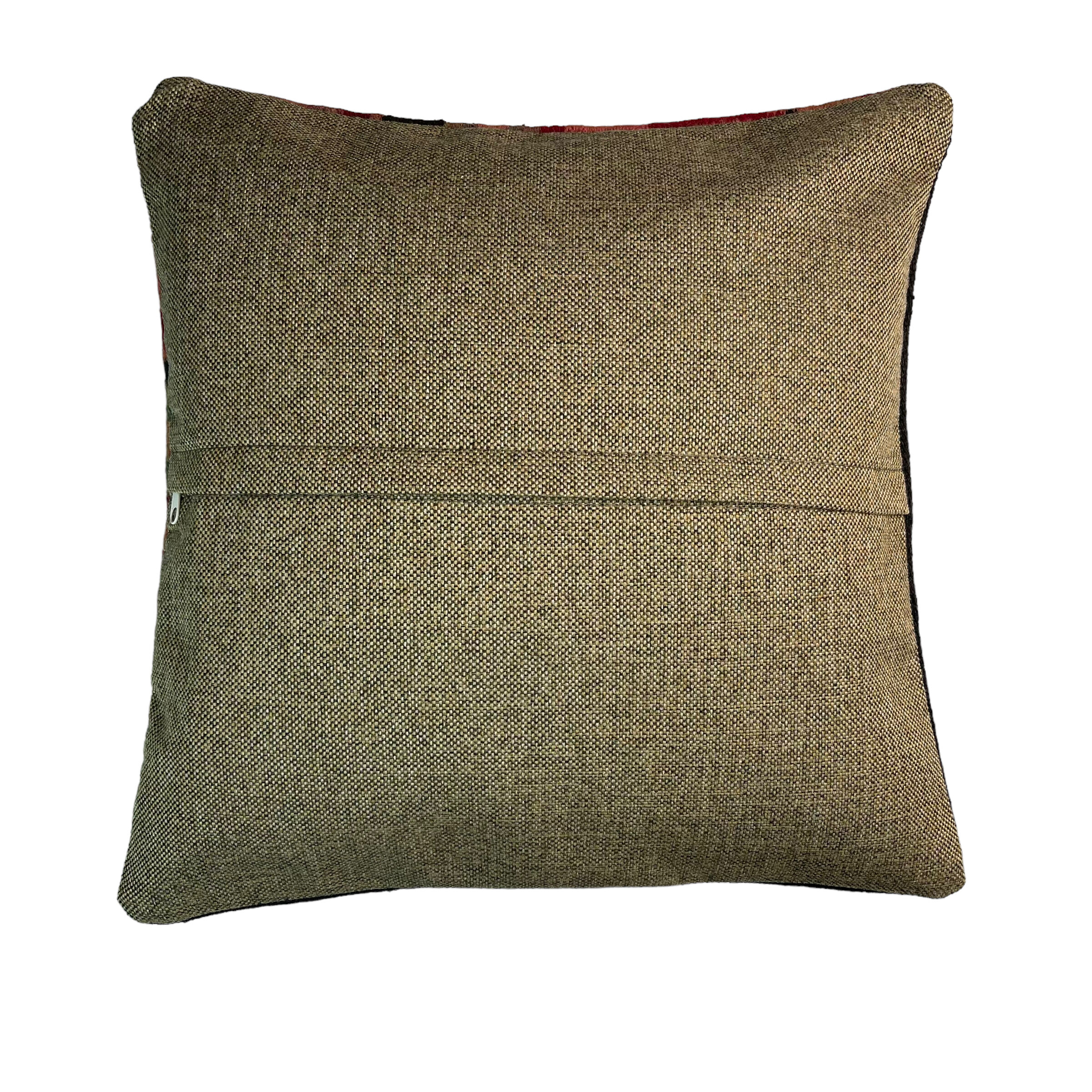 Vintage turkish kilim cushion cover 40x40cm