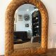 Braided rattan mirror 40 x 52 cm