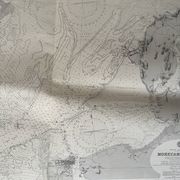 Carte nautique de la côte ouest de l'Angleterre, baie de Morecambe