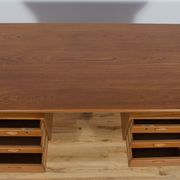 Mid-Century Danish Teak Desk by Kai Kristiansen for Feldballes Møbelfabrik, 1960s