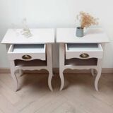 Pair of antique bedside tables