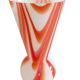 Carlo Moretti Murano Glass Vase, Marbled Decor, Italy, 1960s