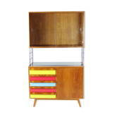 Tall Mid Century Sideboard, Czechoslovakia 1960s