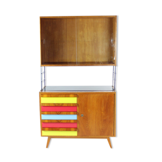 Tall Mid Century Sideboard, Czechoslovakia 1960s