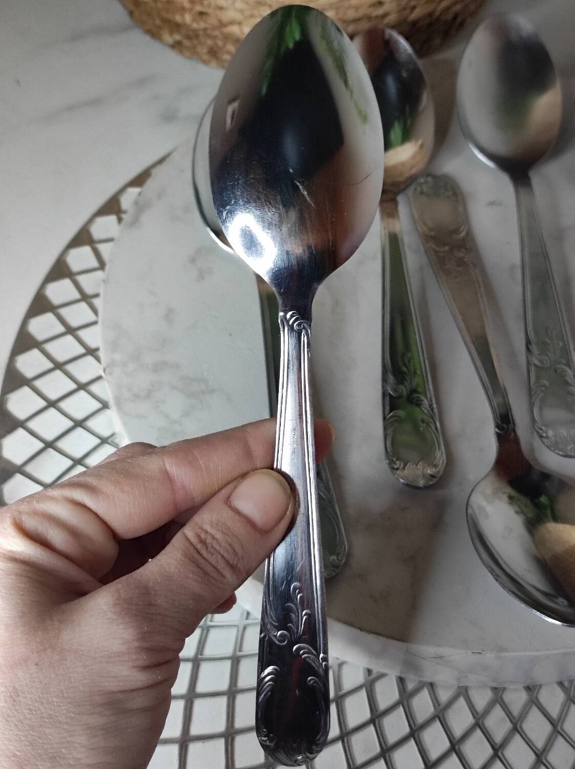 Old stainless steel cutlery