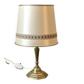 Vintage brass table lamp – 1950s