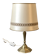 Vintage brass table lamp – 1950s