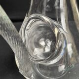 Orangeade pitcher with ice bag – Plain crystal – 19th century