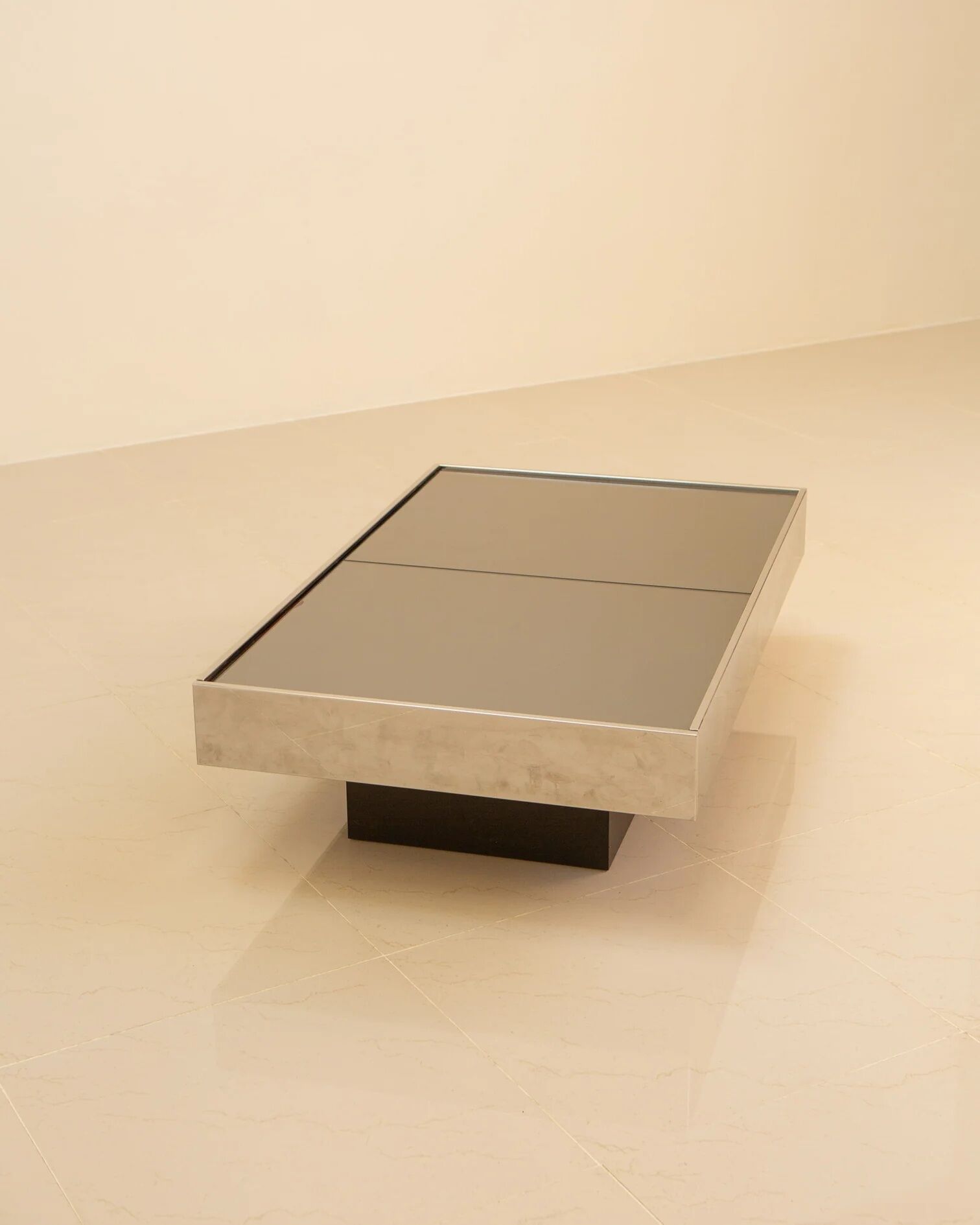 "Bar" coffee table by Willy Rizzo for Cidue 70's