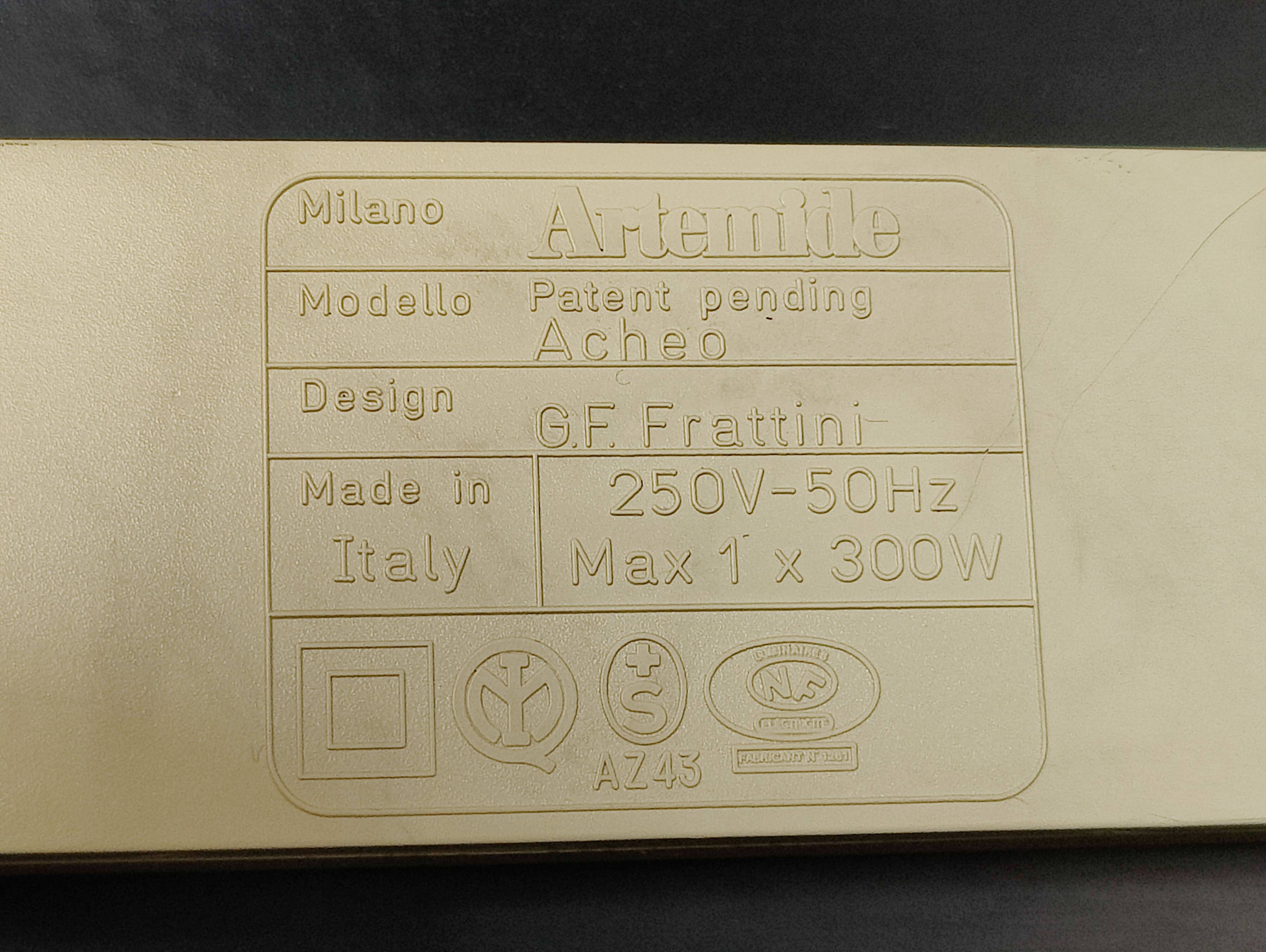 Lampadaire Acheo Gianfranco Frattini pour Artemide