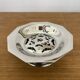 Vintage stainless steel butter dish
