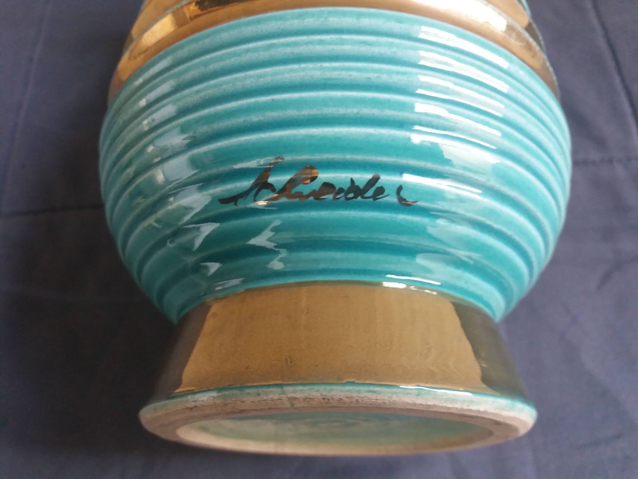 Vintage vase signed “schneider”