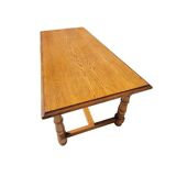 Solid wood farm table with extensions