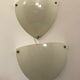 Duo of plastic corner sconces