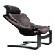 Chaise longue kroken, années 1970, design suédois par ake fribyter pour nelo, état d'origine.