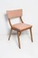 Bumerang Chair Mid-Century Modern, Orange Fish Wool, Poland, 1960s