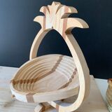 Wooden fruit cutting