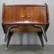 Mid-century Italian bedside tables with glass tops, 1950s