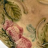 Slip plate with strawberry decoration