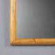 Vintage mirror with bamboo frame, Italian design, 1980s.